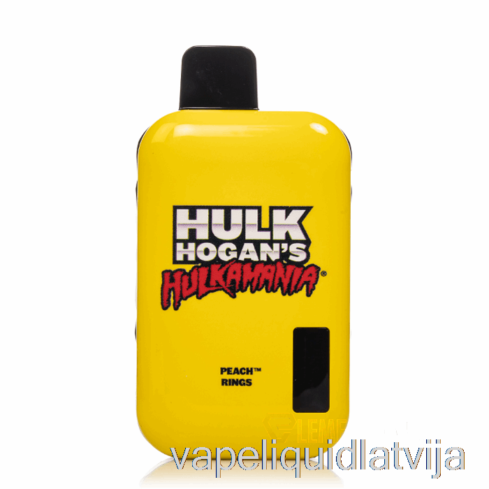 Hulk Hogan Hulkamania 8000 Vienreizlietojamie Persiku Gredzeni Vape šķidrums